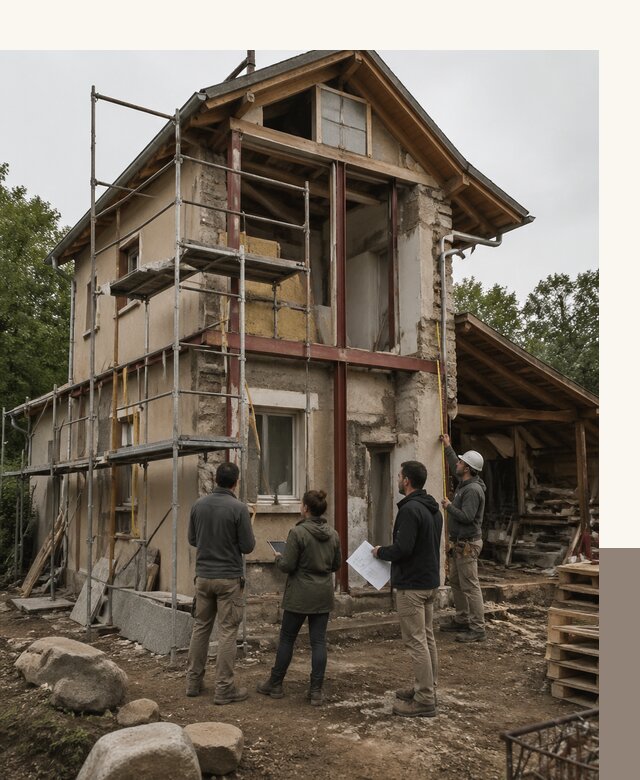 Реконструкция загородного дома под ключ в Новотроицке от бюро